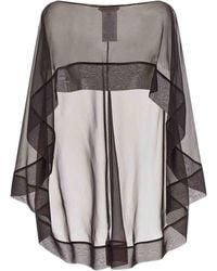 Alberta Ferretti - Sciarpa Di Chiffon - Lyst