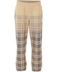 Burberry - Gradient Check Track Pants - Lyst
