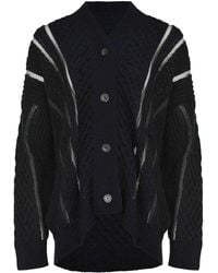 ATOMOFACTORY - Cardigan Made From A Wool Blend - Lyst
