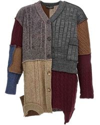 Dolce & Gabbana - Patchwork Cardigan - Lyst