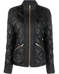 Fay - Diamond-Quilt Jacket - Lyst