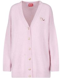 DIESEL - Wool And Alpaca Cardigan - Lyst