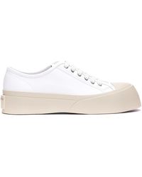 Marni - Leather Pablo Sneakers With Maxi Toe - Lyst