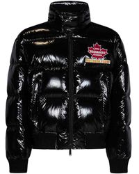 DSquared² - Quilted Nylon Down Jacket - Lyst