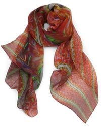 MARIA ENRICA NARDI - Cameron Silk Stole - Lyst