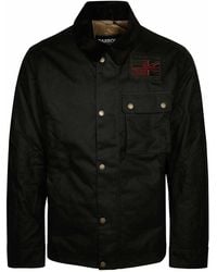 Barbour - Workers Wax Giubbotto Steve Mcqueen - Lyst