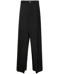 Balenciaga - Double Front Wool Trouser - Lyst