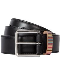 Paul Smith - Belt With Stripe Keeper - Lyst