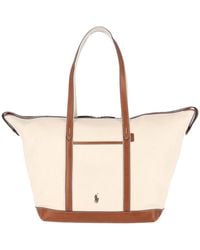 Polo Ralph Lauren - Medium Logo Tote Bag - Lyst
