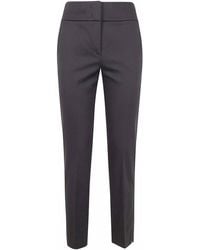 Peserico - Pant Stretch Cotton Viscose - Lyst