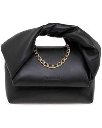 JW Anderson - Small Twister Leather Tote Bag - Lyst