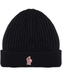 Moncler - Ribbed Wool Hat - Lyst