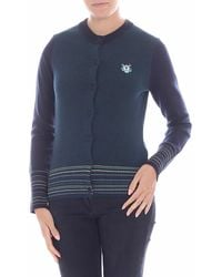 KENZO - Cardigan With Edges - Lyst