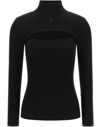 Courreges - Pull Col Rond - Lyst