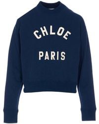 Chloé - Logo Sweatshirt - Lyst