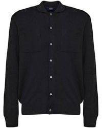 Fedeli - Virgin Wool Cardigan Shirt - Lyst