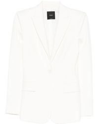 Pinko - Tailored Jacket With Notched Lapel - Lyst