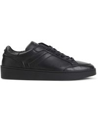Canali - Low-Top Leather Sneakers - Lyst