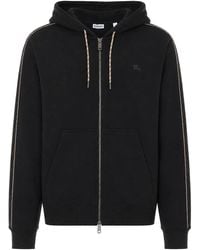 Burberry - Sweatshirt With Zip Closure - Lyst