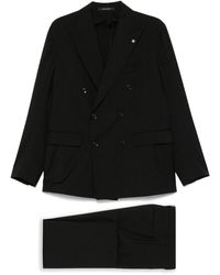 Tagliatore - Double-Breasted Virgin Wool Suit - Lyst