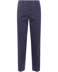 Peserico - Strech Gabardine Trousers - Lyst