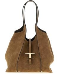 Tod's - Medium 'T Timeless' Shopping Bag - Lyst
