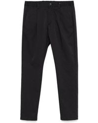 Herno - Washed Mechanical Stretch Twill Trousers - Lyst