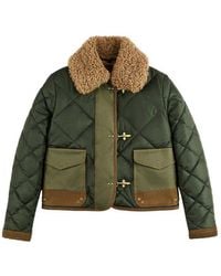 Fay - Quilted Bomber Jacket - Lyst