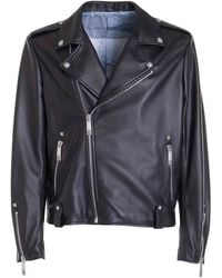 John Richmond - Notched Lapel Zip Jacket - Lyst