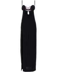 Nensi Dojaka - Heart Bra Long Dress - Lyst