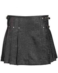 DURAZZI MILANO - Tweed Kilt Skirt - Lyst