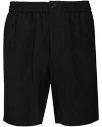 Ami Paris - Ami Shorts With Elasticated Waist - Lyst