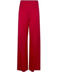 Blugirl Blumarine - Satin Long Trousers - Lyst