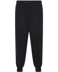 Lanvin - Virgin Wool Track Pants - Lyst