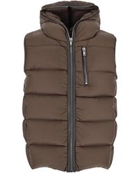 Rick Owens - Sealed Hooded Down Gilet - Lyst