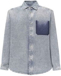 Loewe - Cotton And Linen Shirt - Lyst