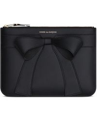 Comme des Garçons - Big Bow Leather Card Case - Lyst