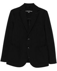 Circolo 1901 - Cashmere-Effect Jersey Single-Breasted Blazer - Lyst