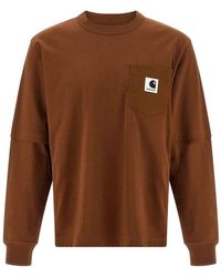 Sacai - T-Shirt Capsule X Carhartt Wip - Lyst