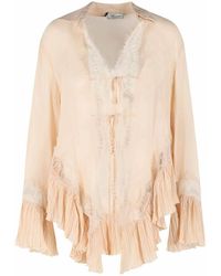 Blumarine - Amberlight Viscose Shirt - Lyst