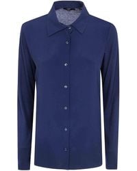 Seventy - Jersey Crepe Shirt - Lyst