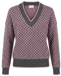 Drumohr - V-Pullover - Lyst