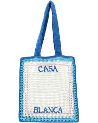 CASABLANCA - Crochet Shopping Bag - Lyst