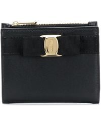 Ferragamo - Vara Bow Compact Wallet - Lyst