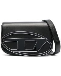 DIESEL - Brand-hardware Leather Shoulder Bag - Lyst