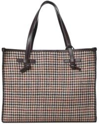Gianni Chiarini - Marcella Houndstooth Shopping Bag - Lyst