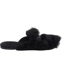 Dolce & Gabbana - Dolce & Gabbana Shearling Slippers - Lyst