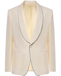 Lardini - Single-Breasted Stretch Wool Jacket - Lyst