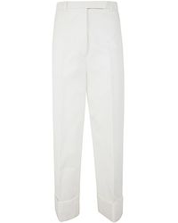 Thom Browne - High Waisted Straight Leg Trousers - Lyst