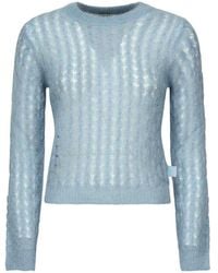 Loewe - Mohair And Wool Blend Knit - Lyst